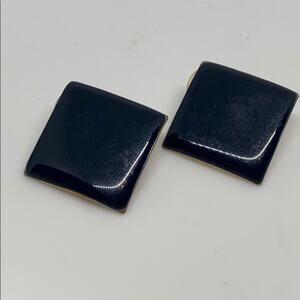 Vintage square stud earrings